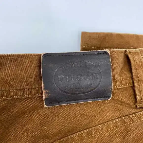 Filson Brown Chinos | Men’s Regular 32 Cotton - Picture 5 of 8